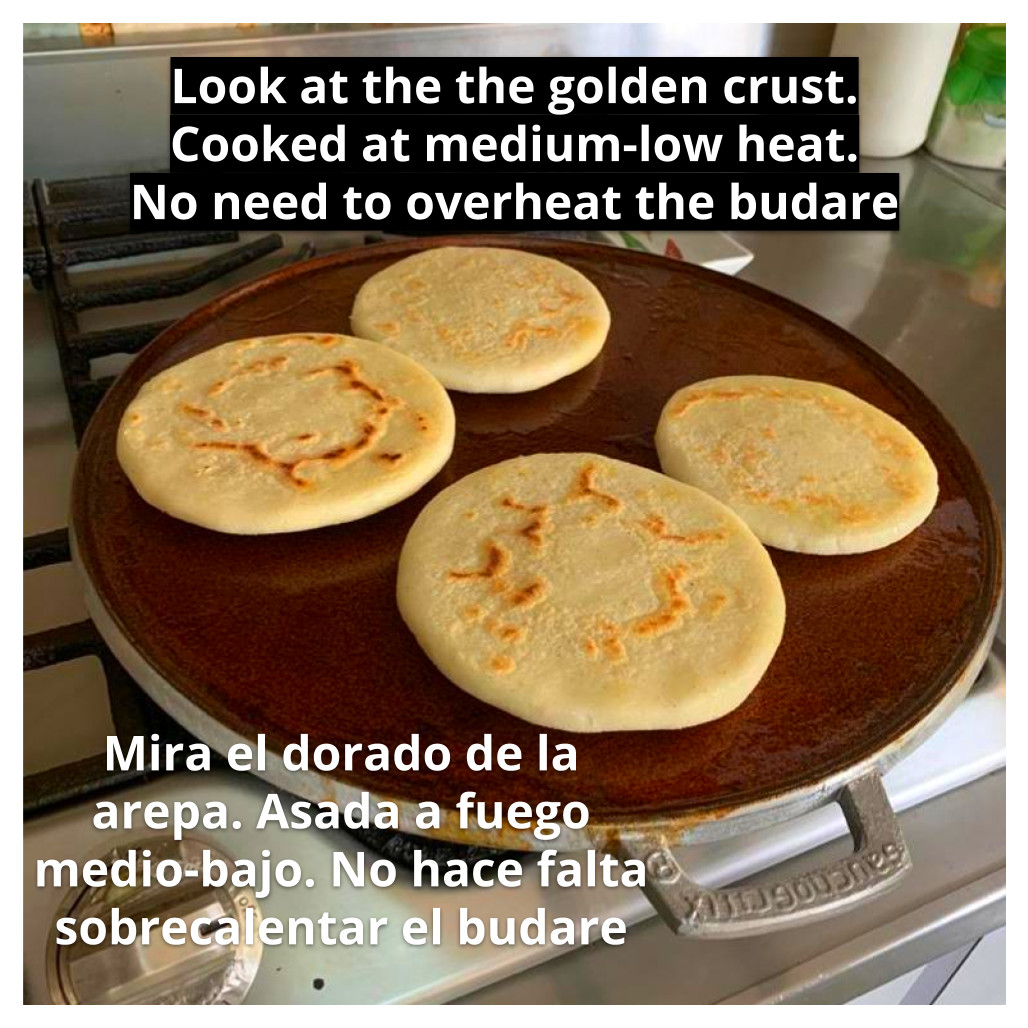 VIKO Budare pre-curado para arepas 26cm (10.2″ GauchogrillX pre-seasoned griddle