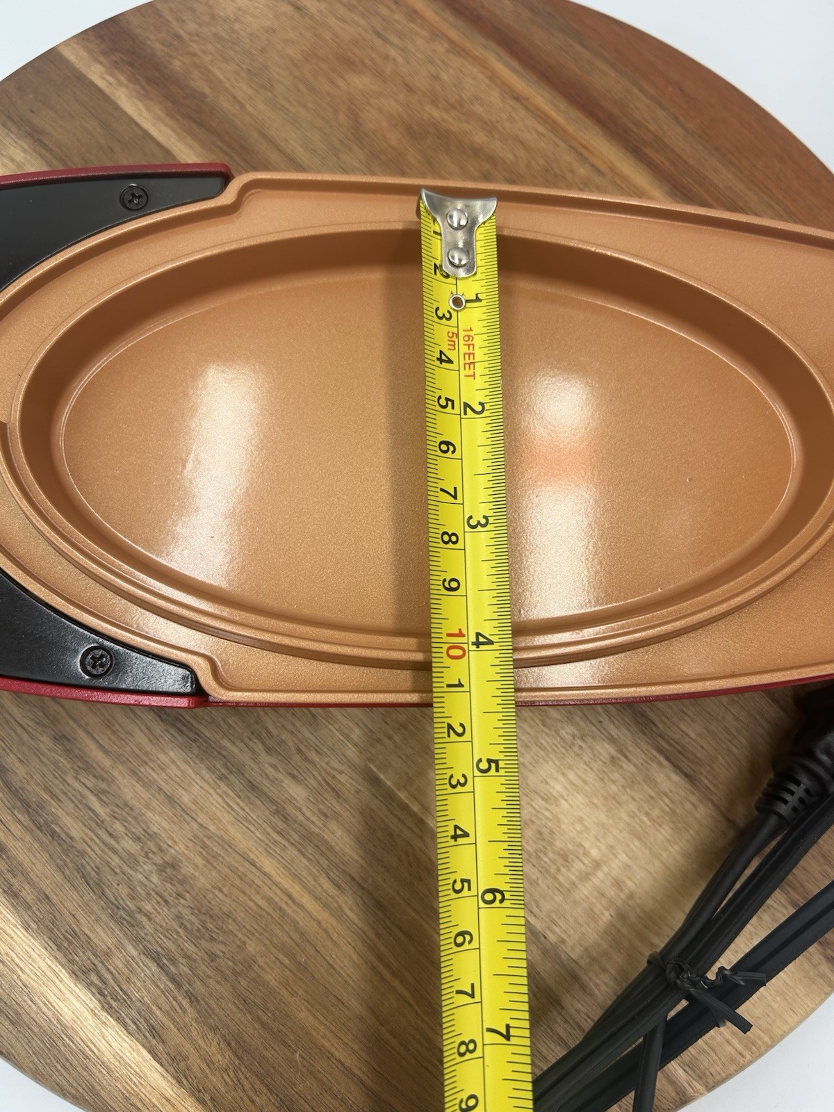 Copper Red 5 Minute Chef Electric Cooker Ceramic Grill 22852AT Tested Works