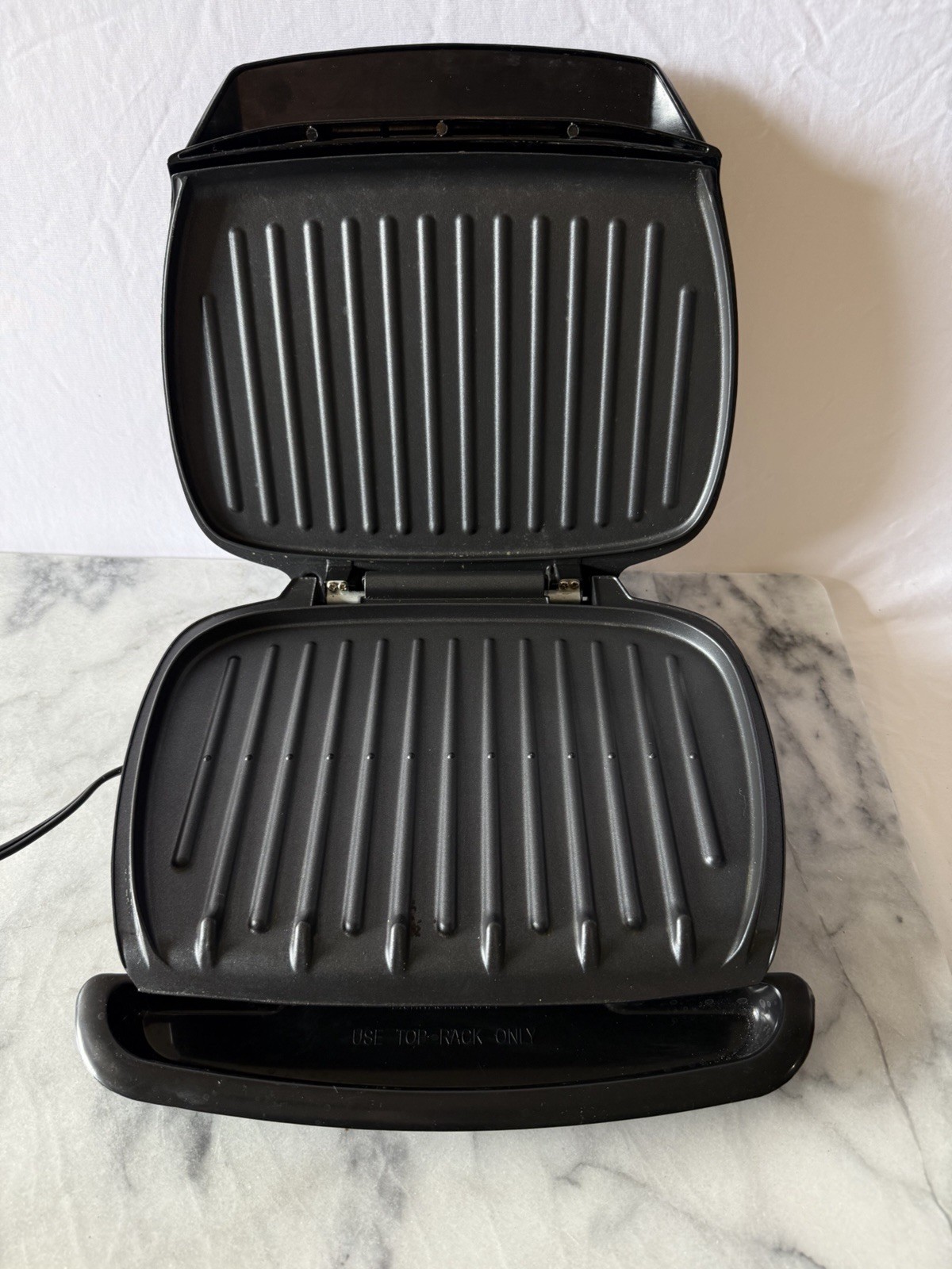 George Foreman GR10B Electric Contact Grill Black Non-Stick Portable 760W