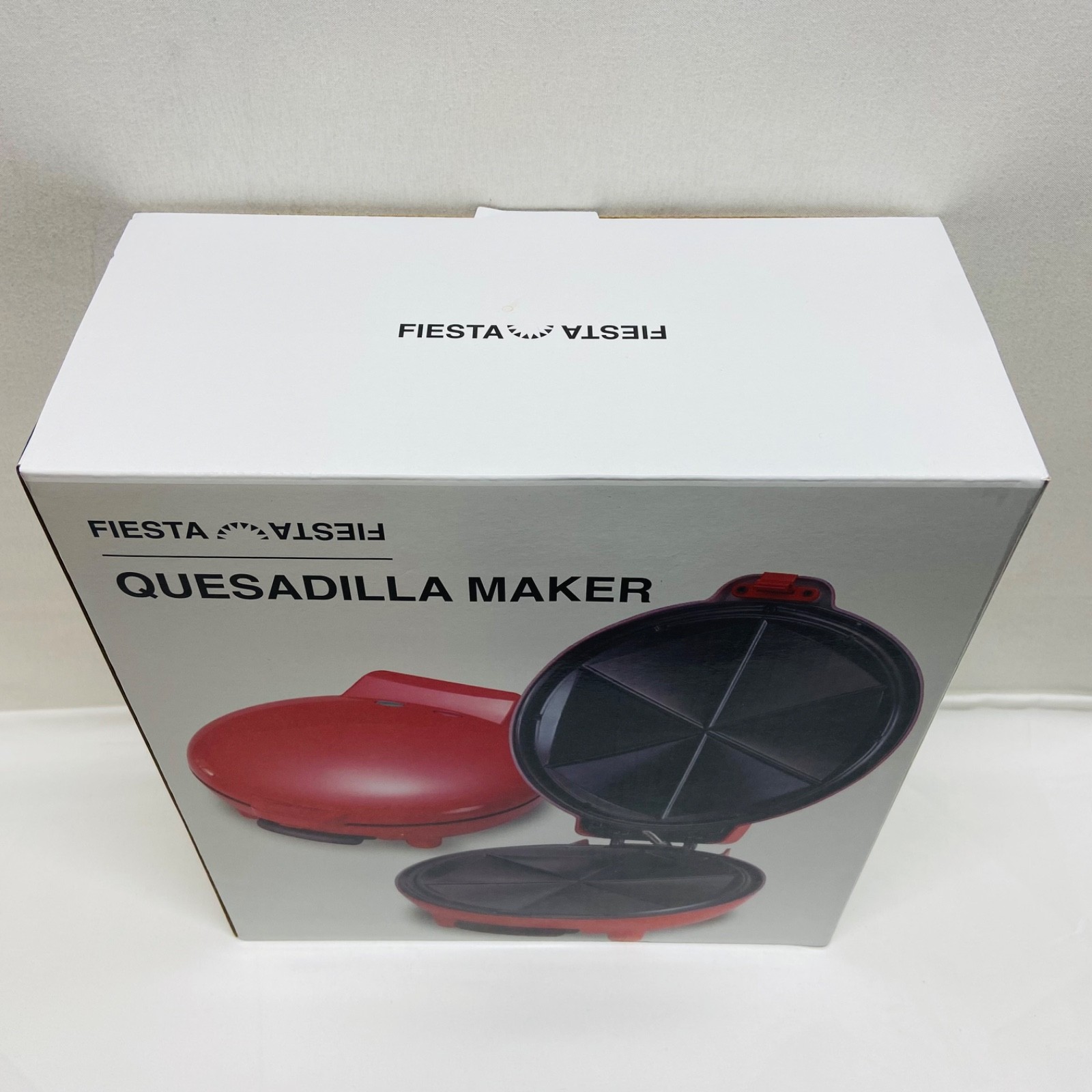 Quesadilla Maker 6 Wedge Fiesta 8in Intertek Retro Red Brand New In Box