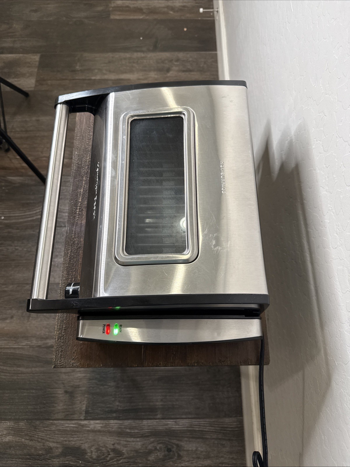 Hamilton Beach Flavor Searing Indoor Grill Stainless Steel W/ Drip Tray