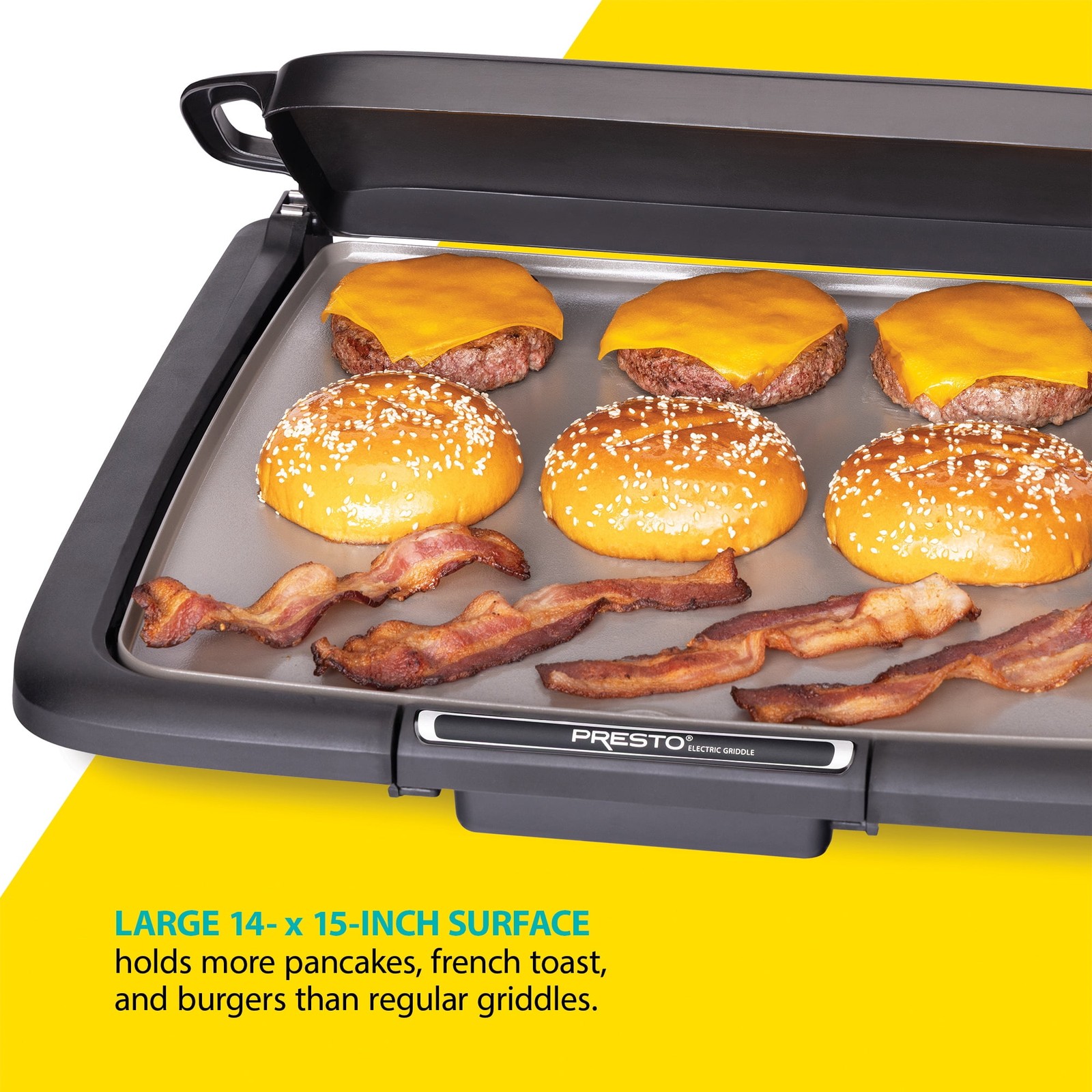 Ceramic Electric Griddle/Warmer Plus, Black 07024