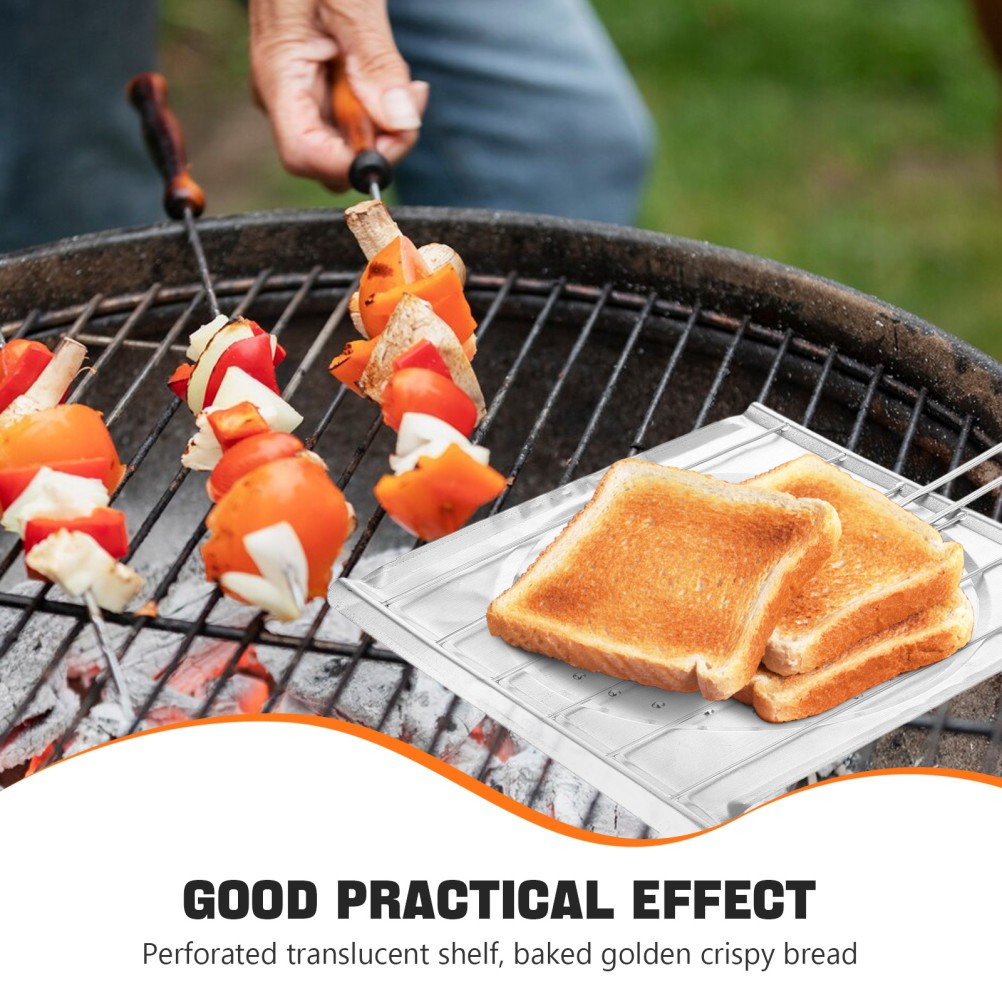 Heavy Duty Stainless Steel Grill Rack for Bbq Bread Meat Fish Cooking