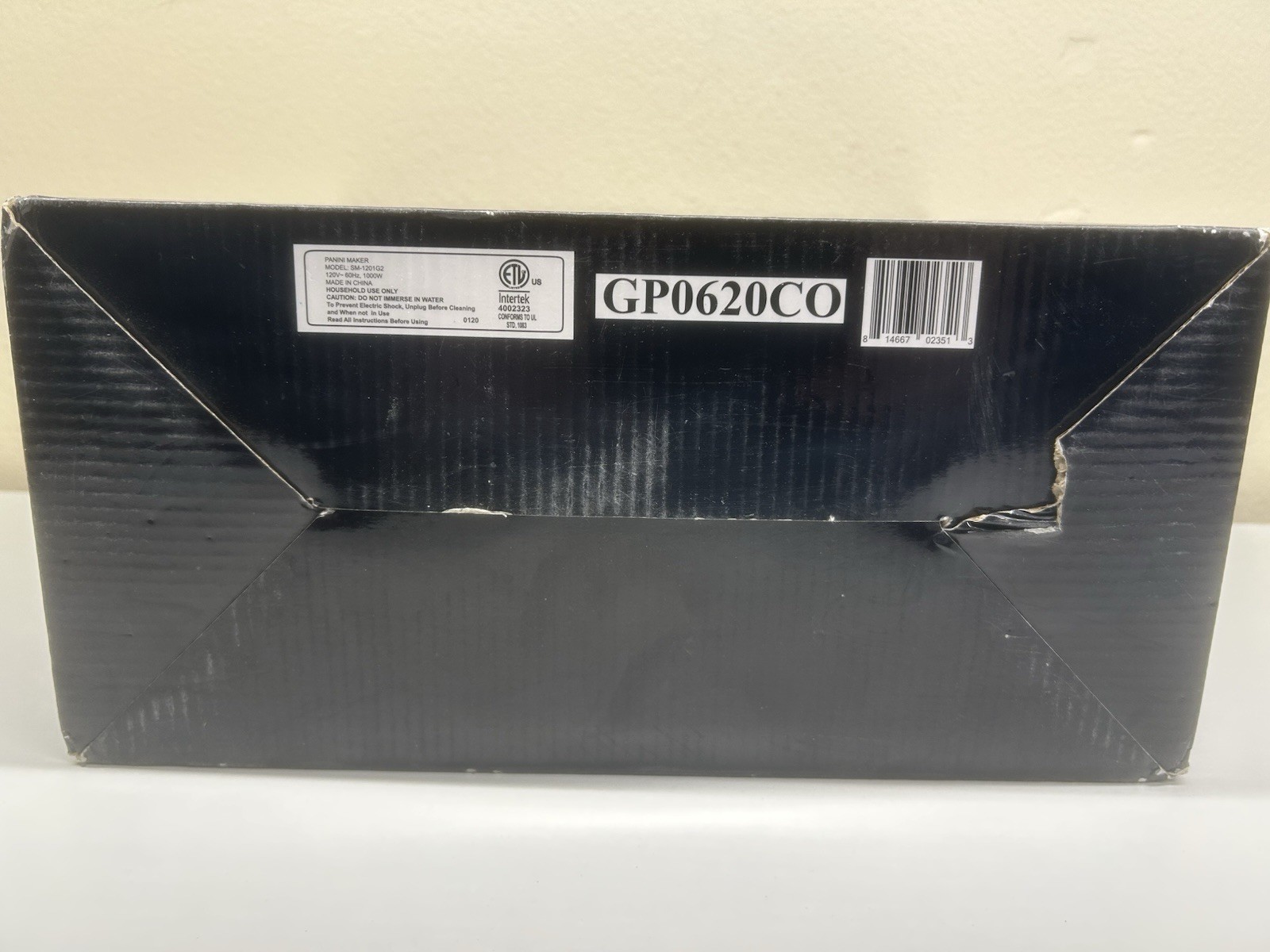 Electric Panini Press Grill with Non-Stick 2 Slices Plate, Copper GP0620CO