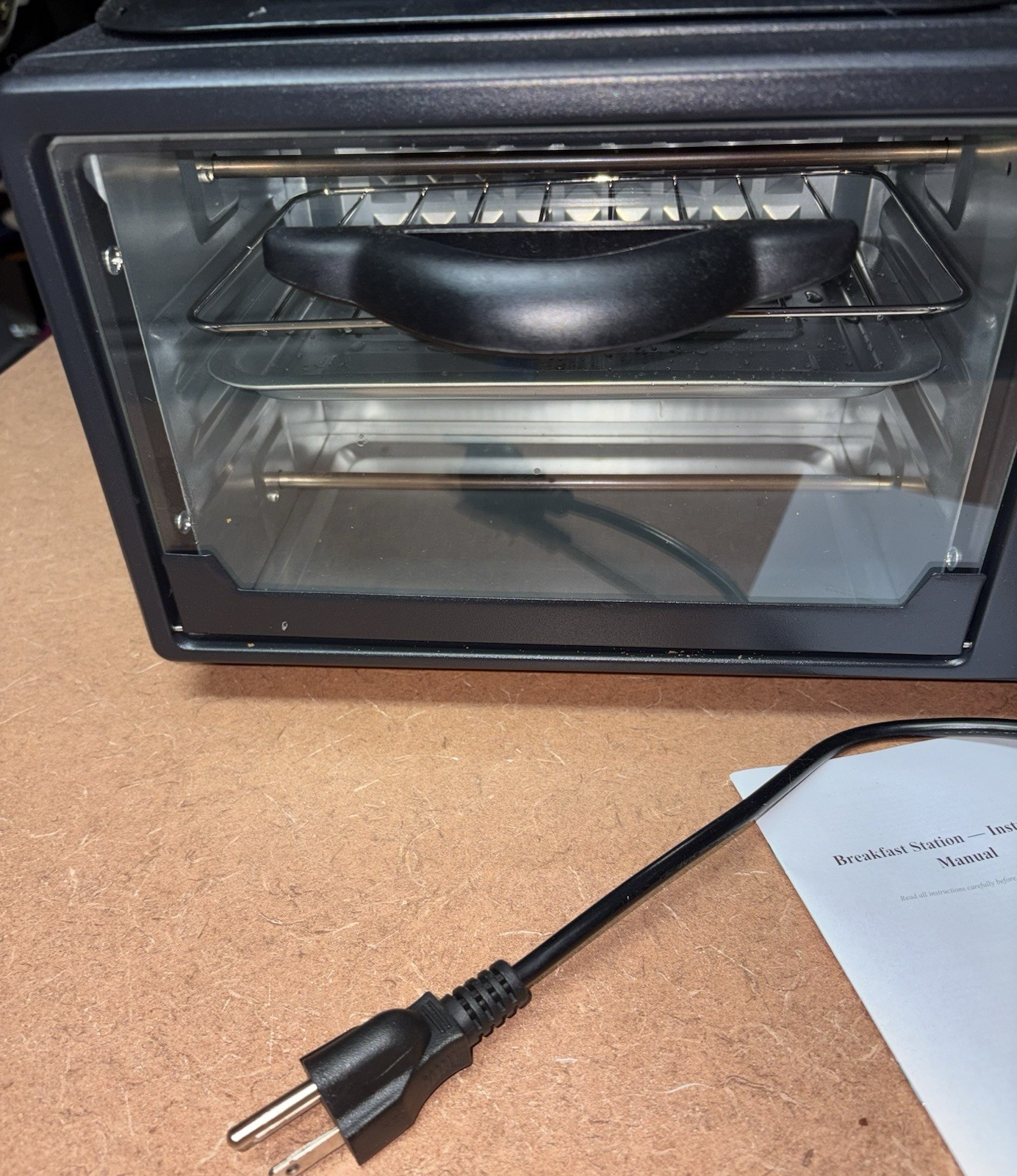 Silver Crest Automatic Toaster Oven Multi function 3 in 1 Breakfast Maker