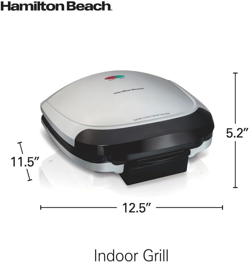 Serves 6,large 90 square inch grill,1200 watts,non-stick easy-clean baking sheet