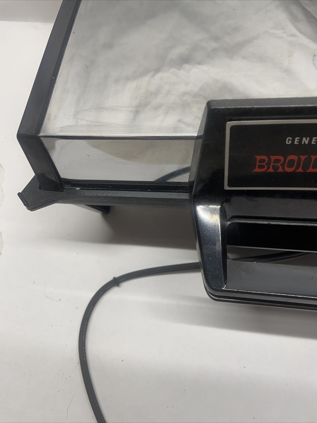 Vintage General Electric GE Broil R Grill Chrome Electric Broiler 3820-112