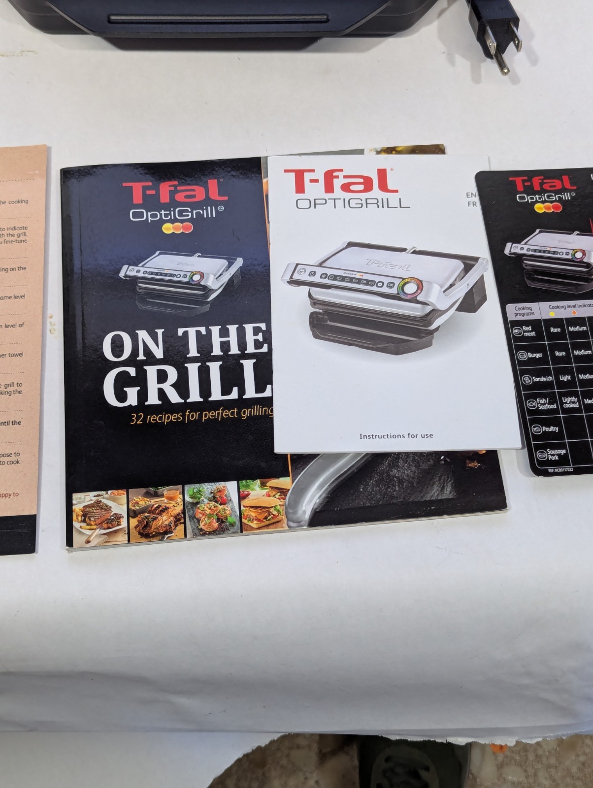 T-Fal OptiGrill Series 8351s1 Automatic Sensor Indoor Grill/w Detachable Plates