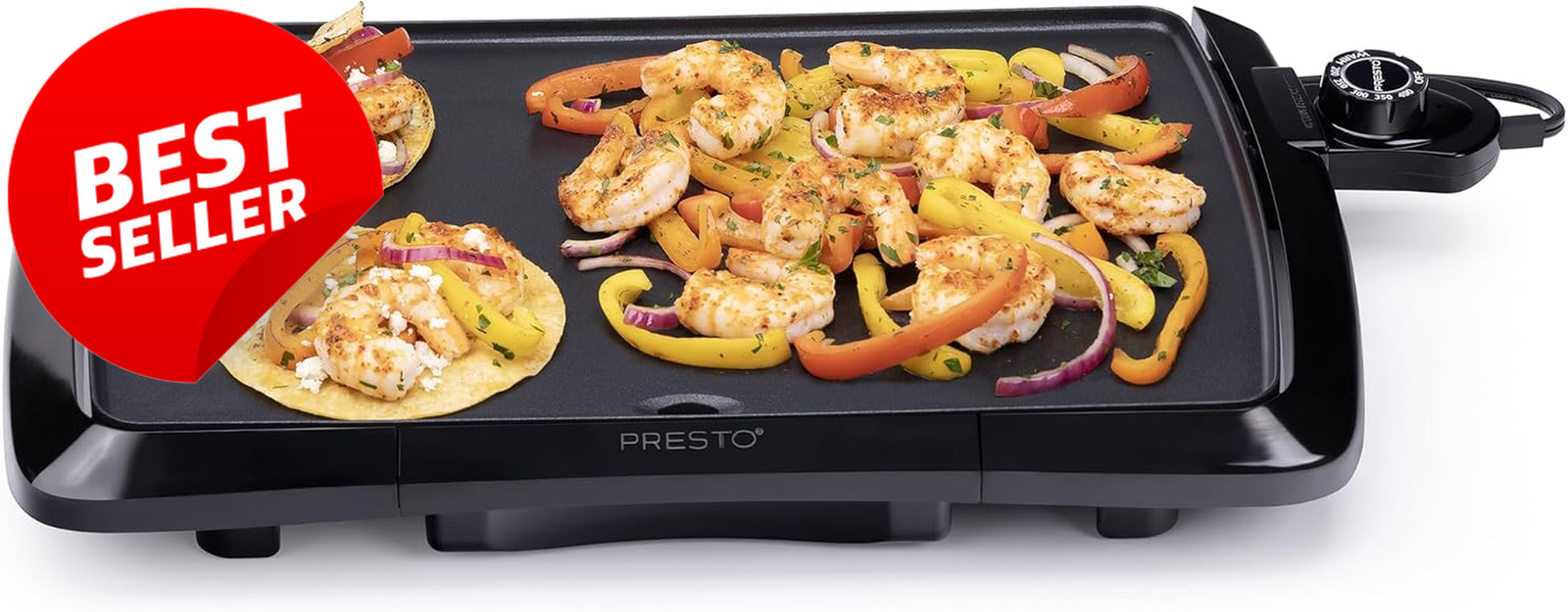 Cool Touch Electric Griddle 22-Inch Nonstick Black US