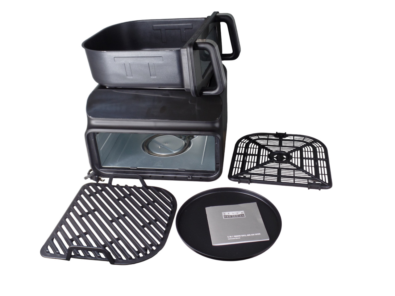 Bella Pro Series 10.5-qt. 5-in-1Indoor Grill and Air Fryer 90191-Free Shipping