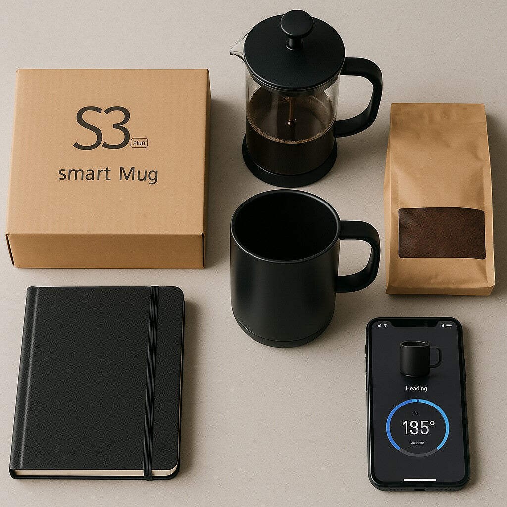 S3 Plus Smart Mug Temperature Control Heated Coffee Travel