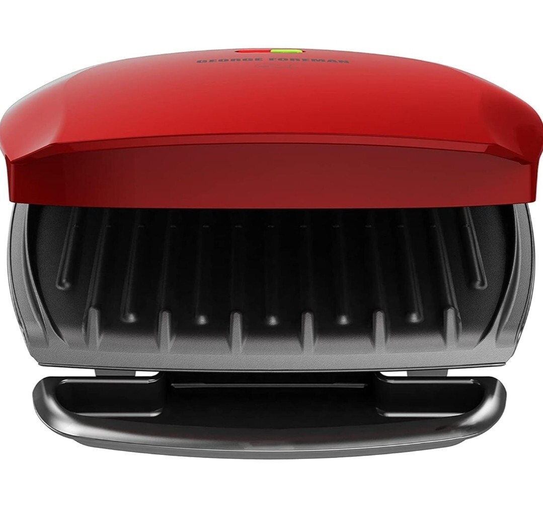 George Foreman 5 Servings Classic Plate Burgers Grill Panini Press AW#1895