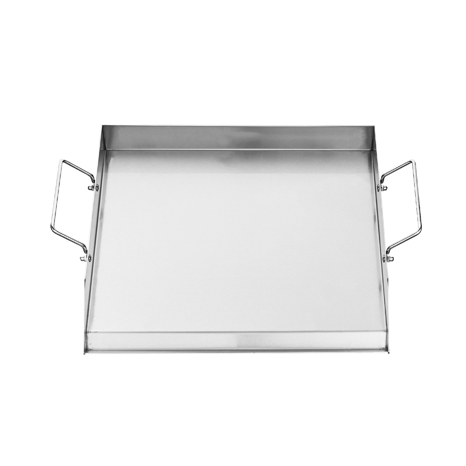 18×16 in Flat Top Griddle Stainless Steel Universal BBQ Grill Pan Cookware