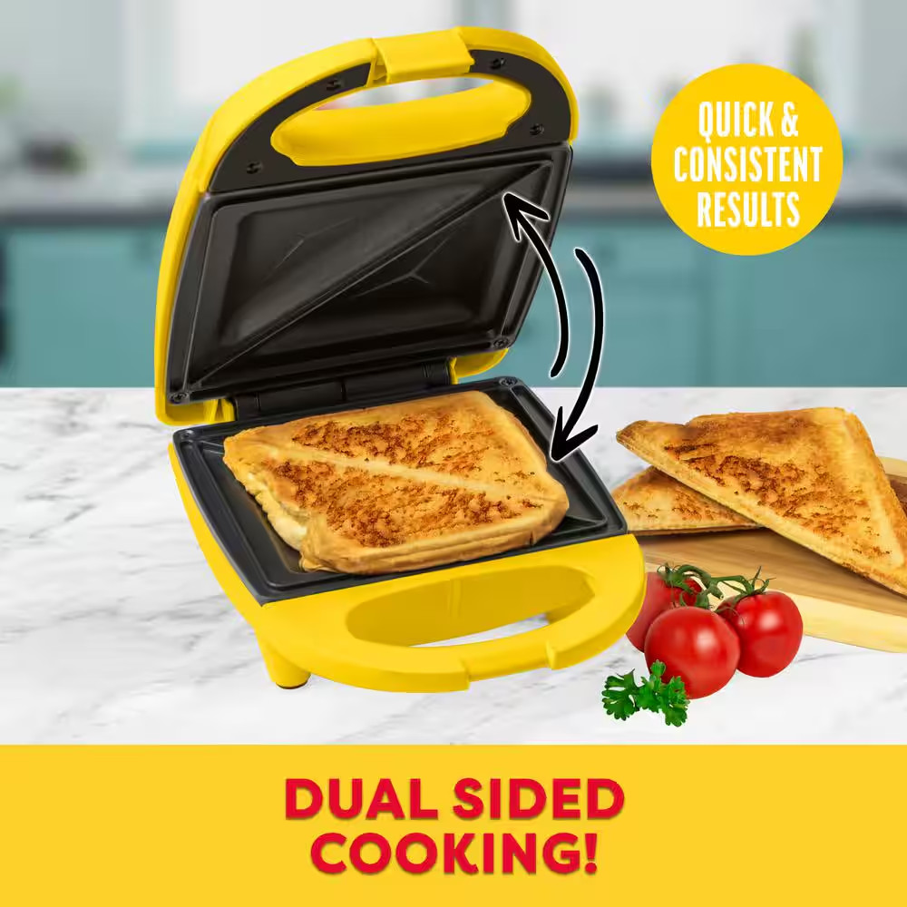 Red/Yellow Sandwich Maker with Beverage Cooler Bag