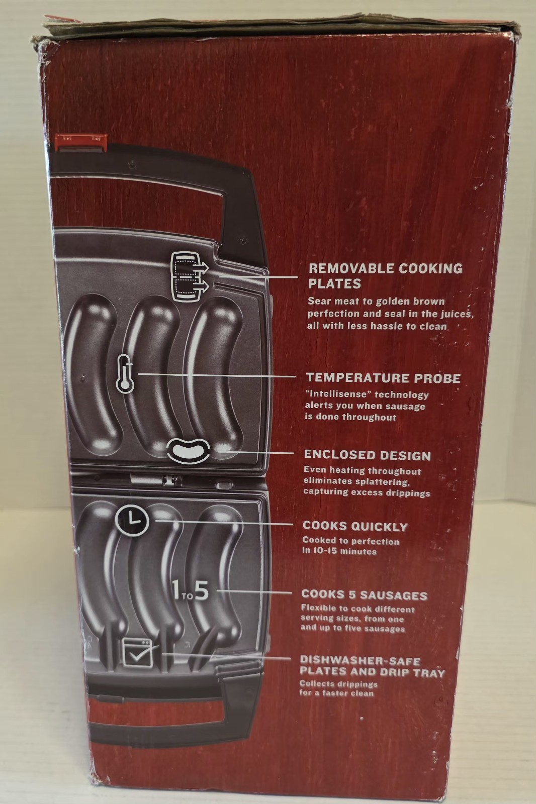 Johnsonville Sizzling Sausage Grill BTG-0498 NEW 2017