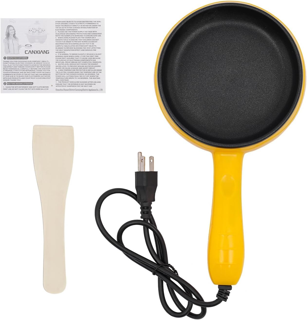 6-Inch Non-Stick Electric Skillet Rapid Heat Up Personal Mini Electric Round NEW