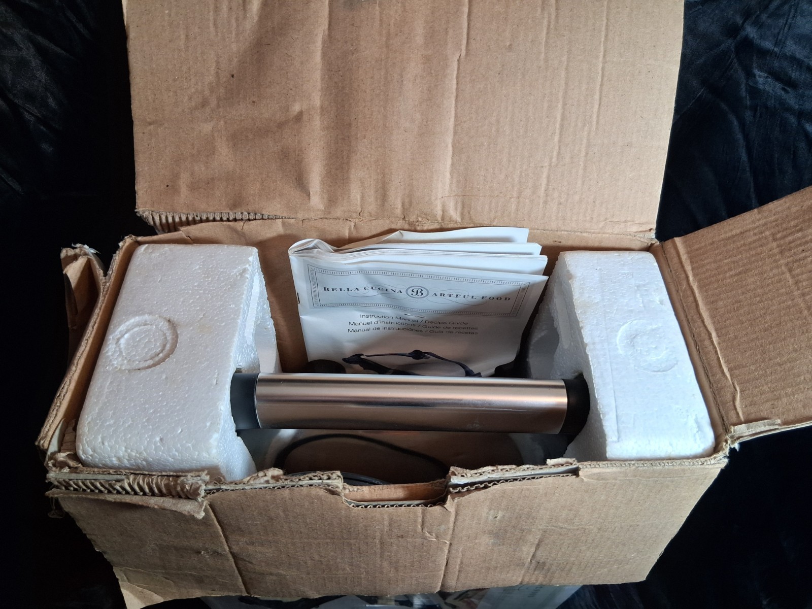 Panini Bella Cucina Grill/Press Stainless Steel Black Used Tested Works