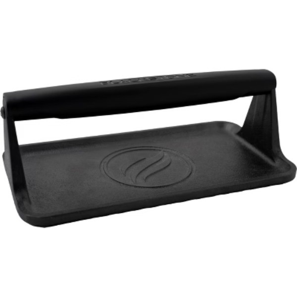 Medium Griddle Press with Cast Iron Handle – Black: Heavy-Gauge