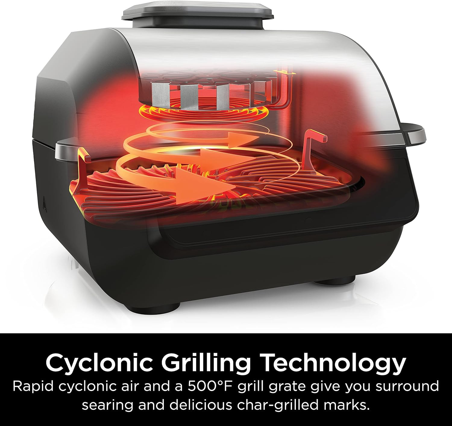 EG201 Foodi 6-In-1 Indoor Grill with Air Fry, Roast, Bake, Broil, & Dehydrate, 2