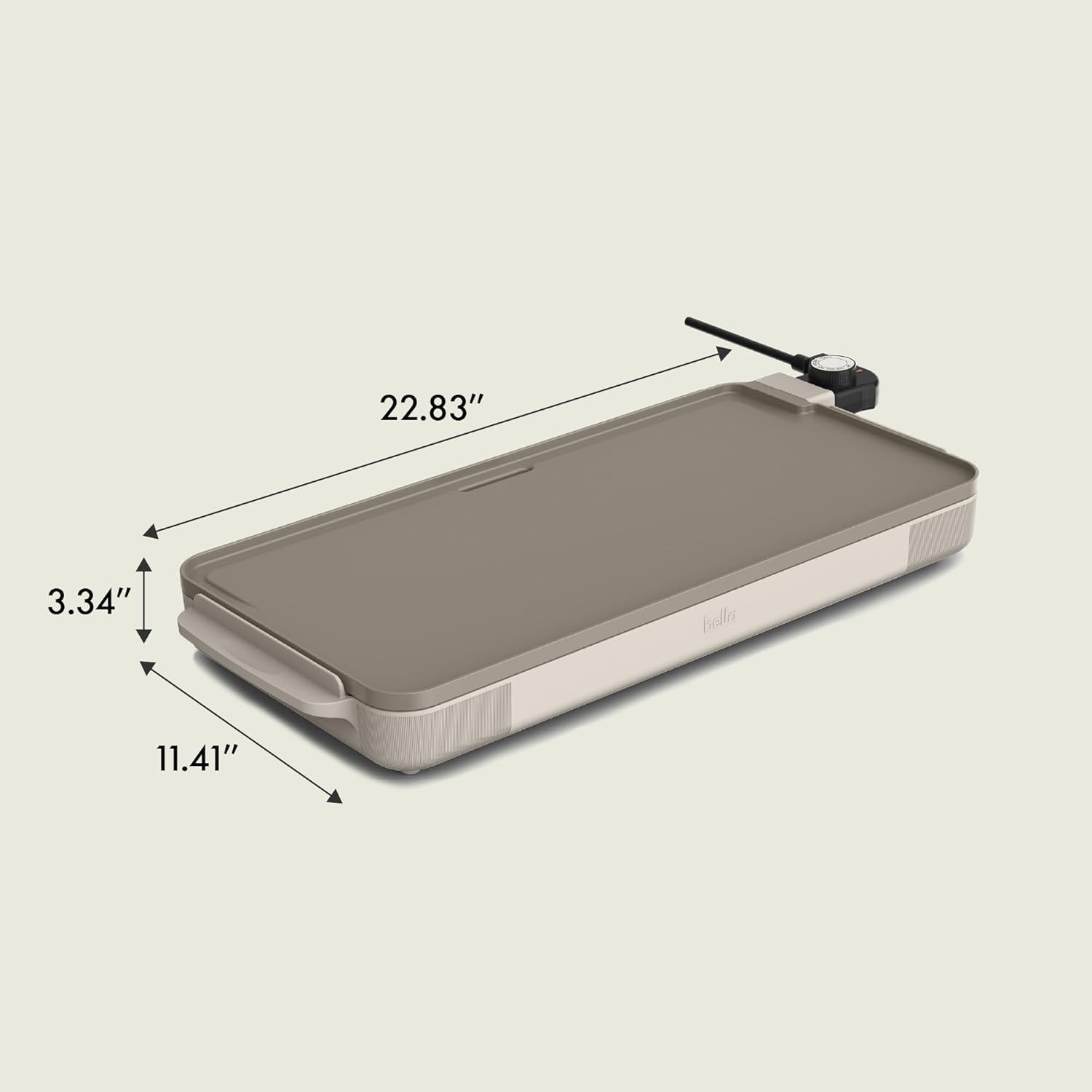 12″ x 22″ Electric Griddle W/ EverGood™ Ceramic Nonstick Coating Removable