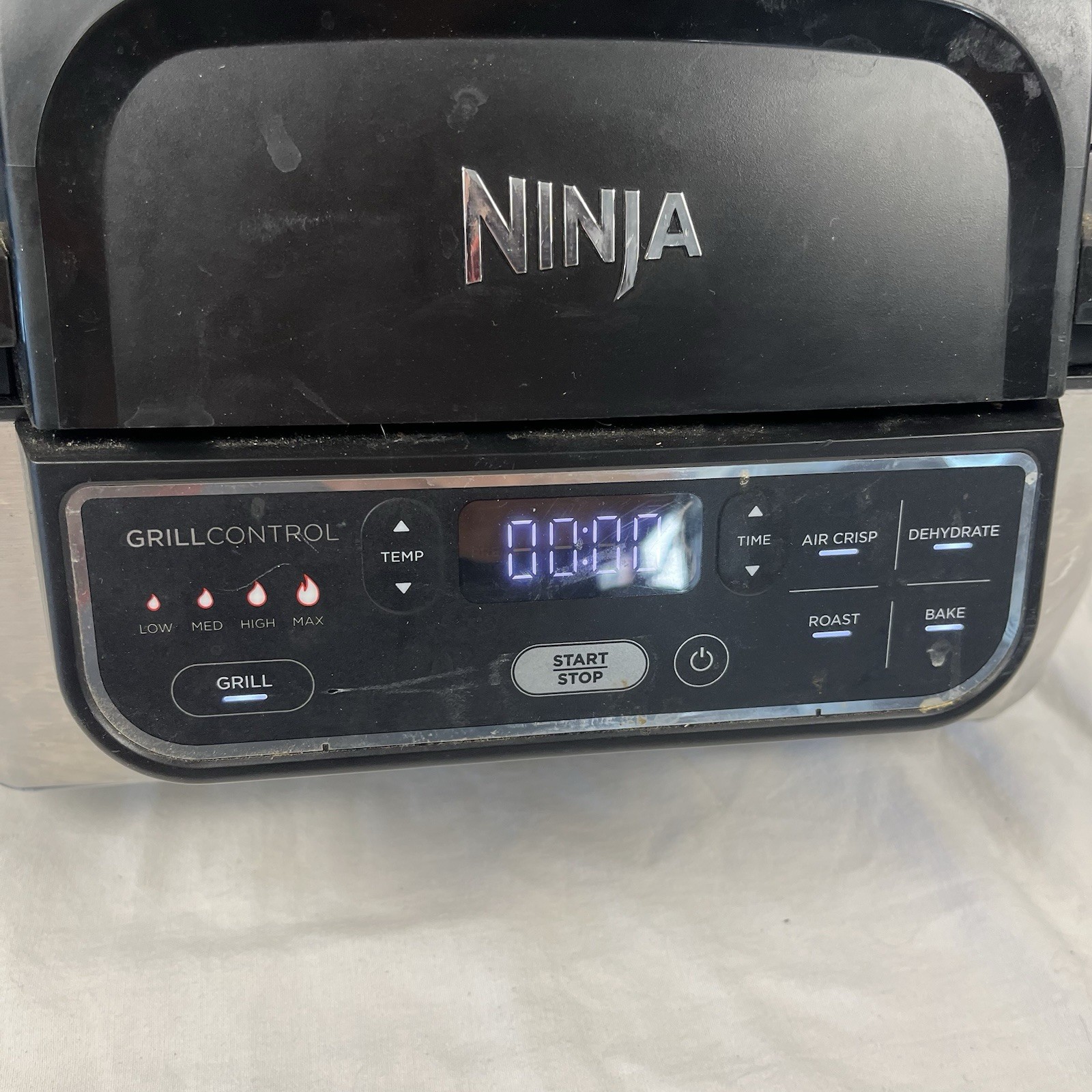 Ninja Air Fry Grill AG302 Food 5-in-1 Indoor Roast Bake TESTED WORKING