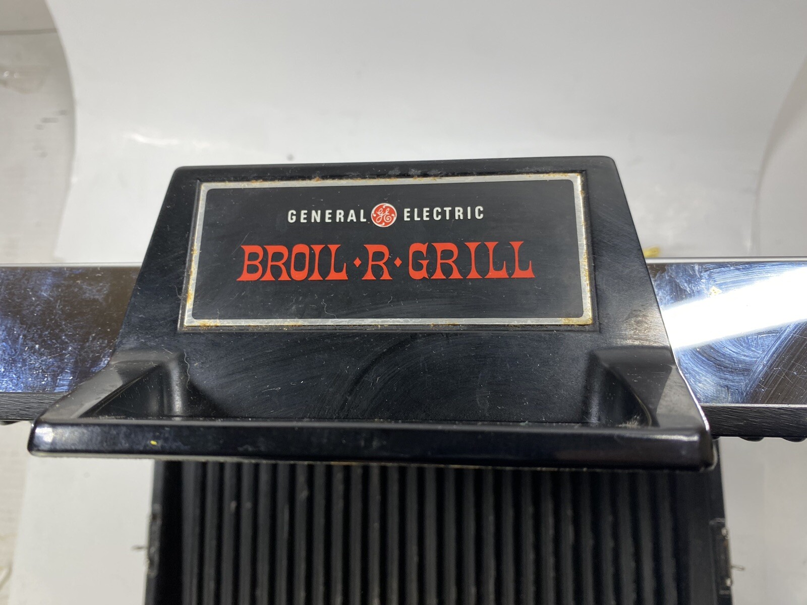 Vintage General Electric GE Broil R Grill Chrome Electric Broiler
