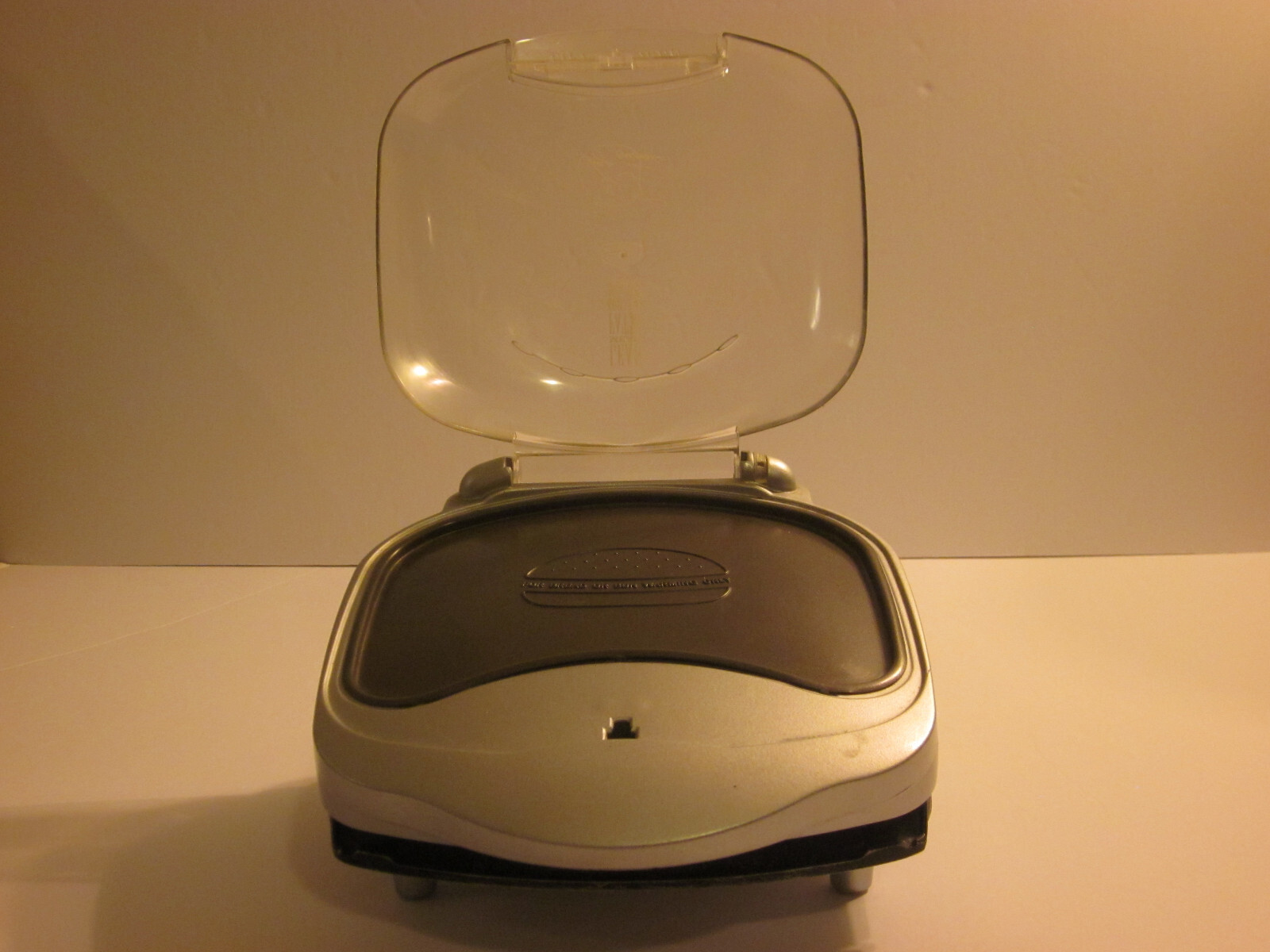 George Foreman Lean Mean Fat Reducing Grilling Machine w/ Bun Warmer GR10ABW