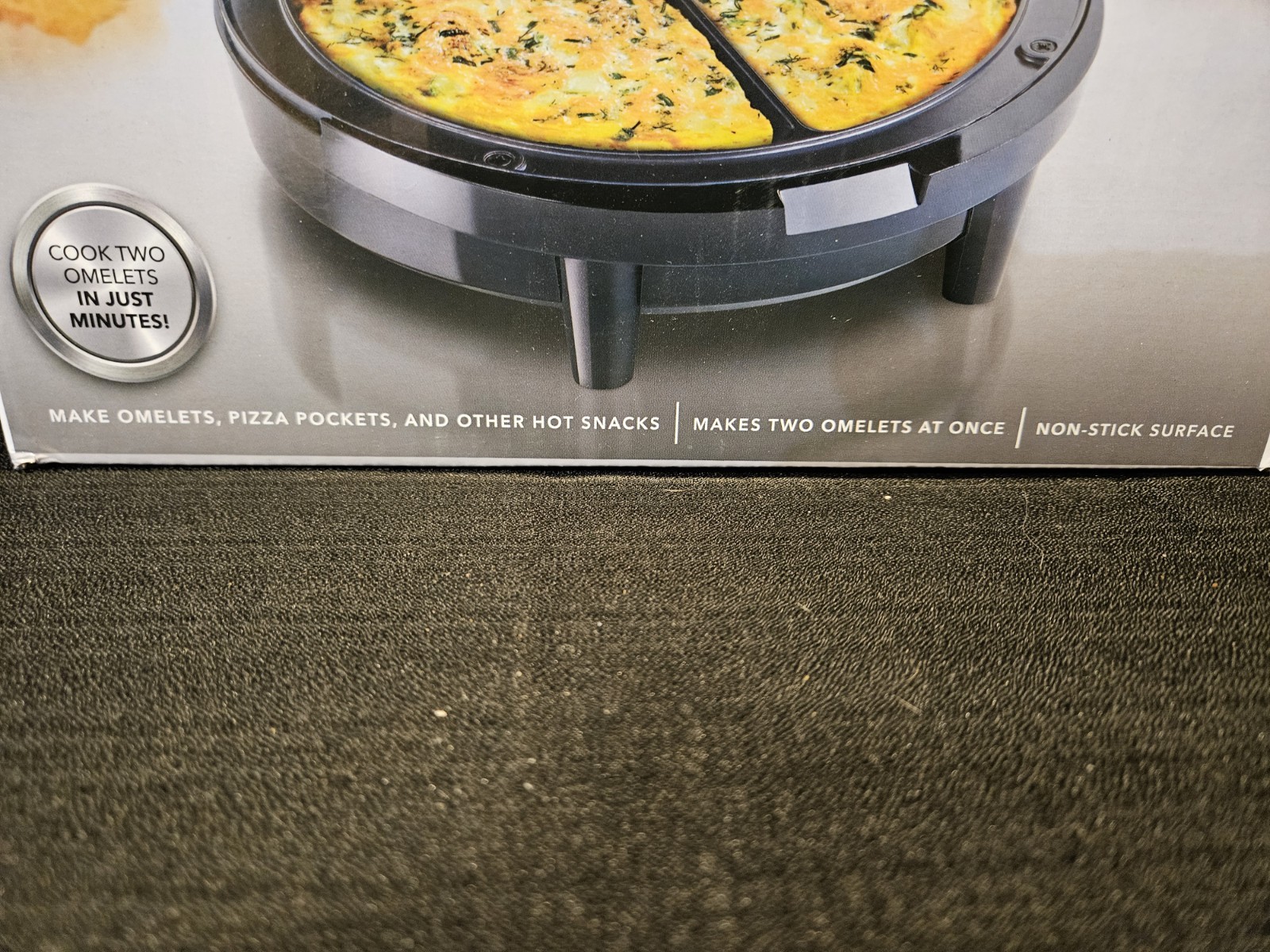 Parini Electric Non-Stick Omelet Maker New