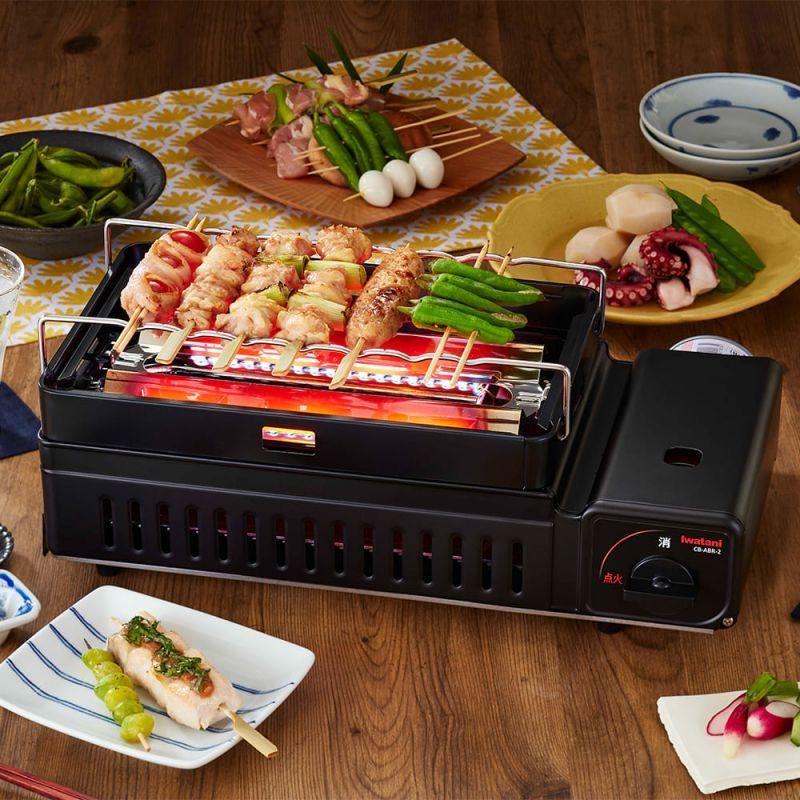 Iwatani ABURIYA II CB-ABR-2 Cassette Gas Grill Stove Only Console BBQ Japan New