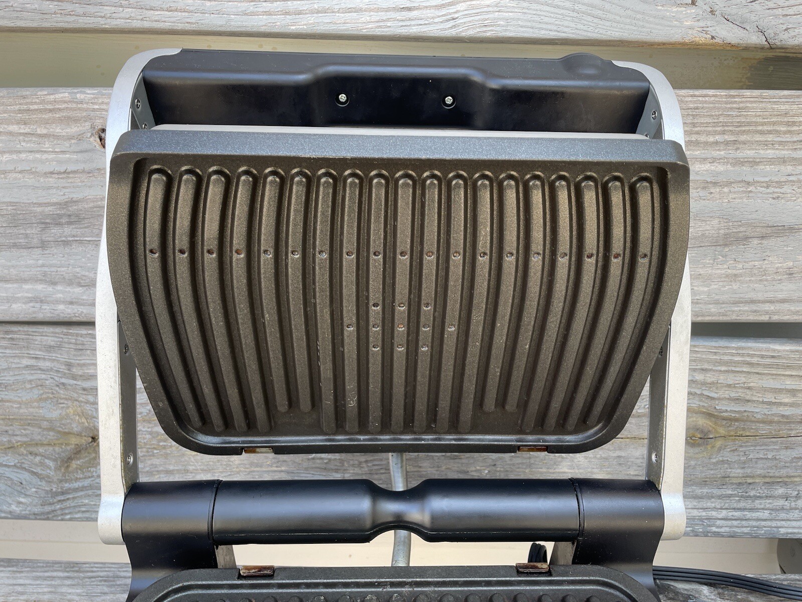 T-Fal OptiGrill Plus Stainless Steel Indoor Electric Grill Tested Works Great