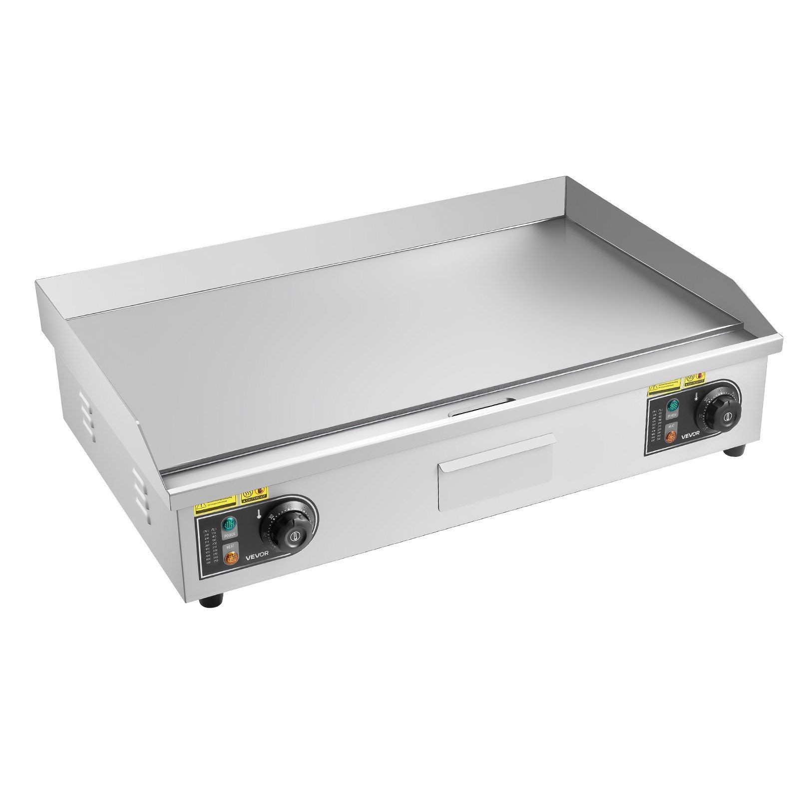 28.54×15.75in 2800W 122-570F StainlessSteel FlatTopGrill AutoAdjust