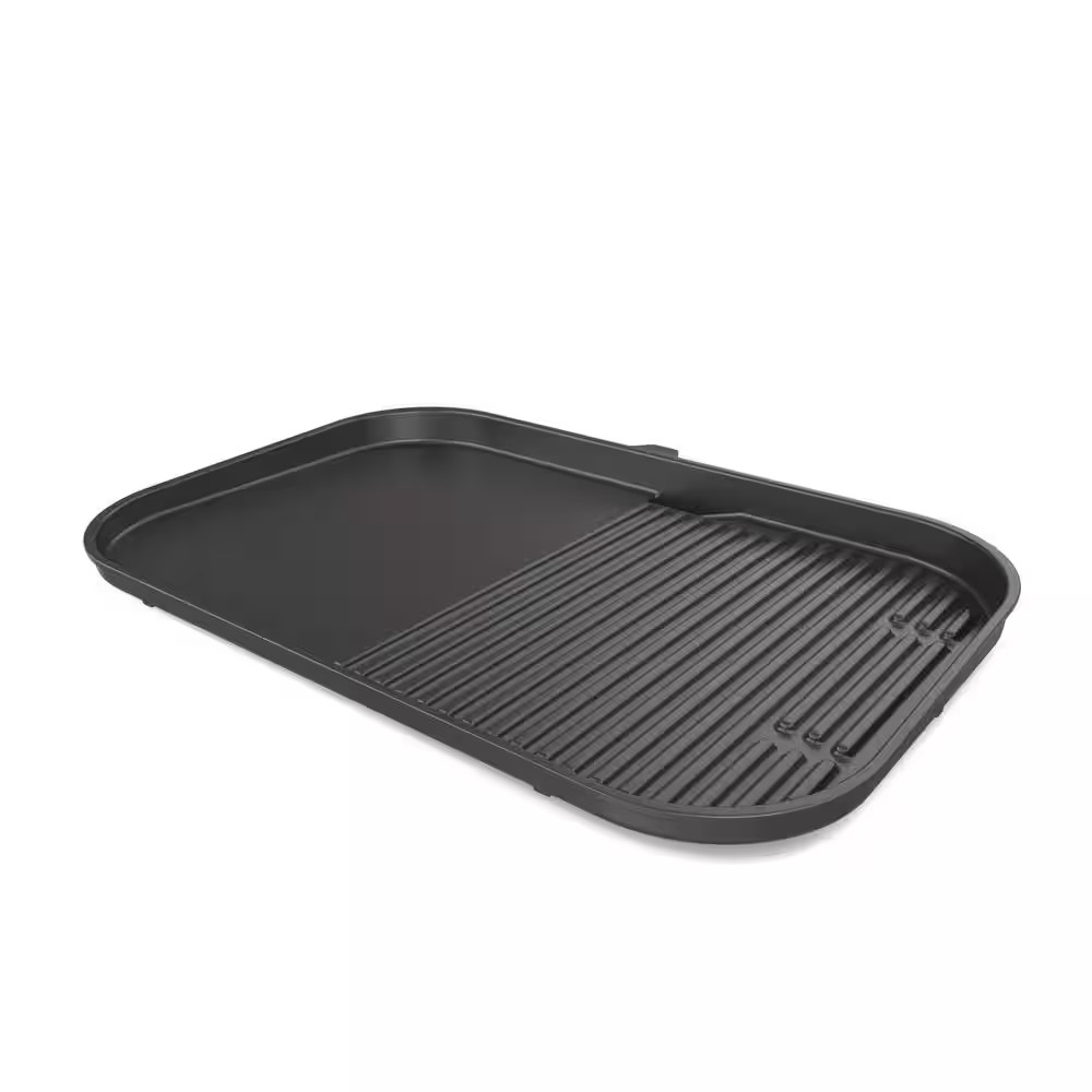 Woodfire Nonstick Ceramic 2-In-1 Grill and Griddle
