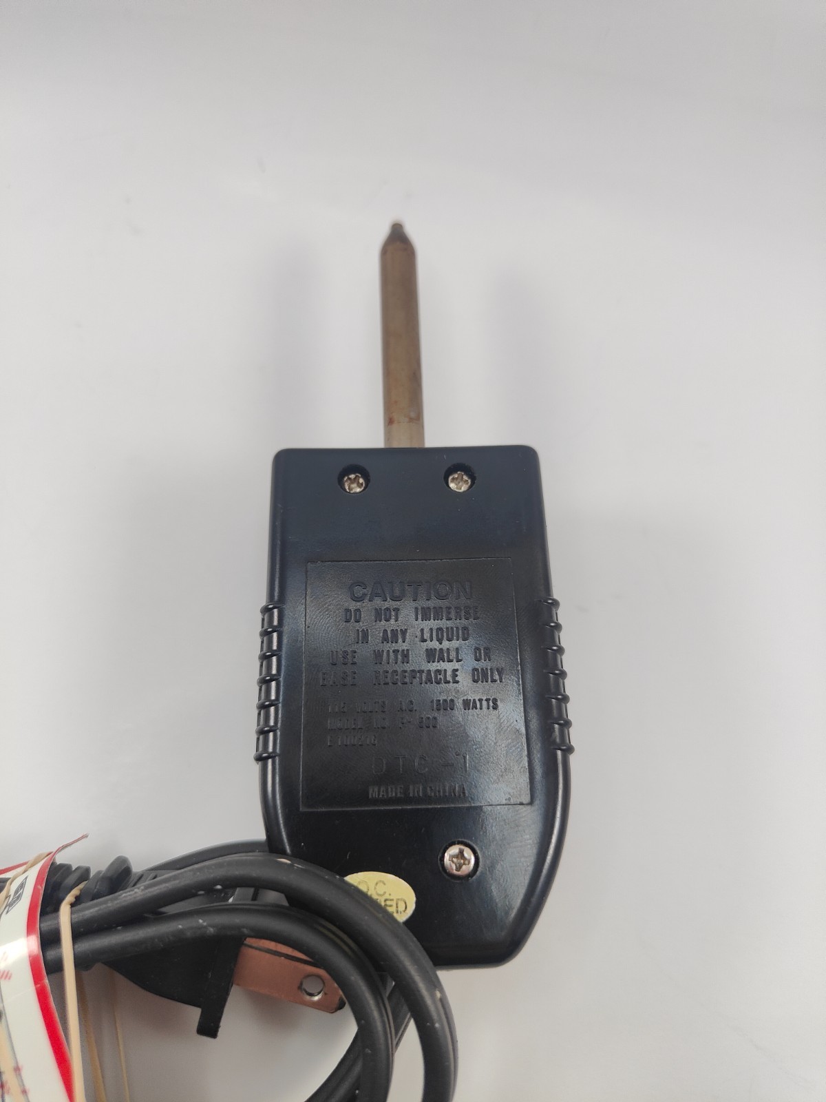 Dazey 120V 1650W Heat Temperature Control Probe Power Supply P-500 E100216 DTC-1