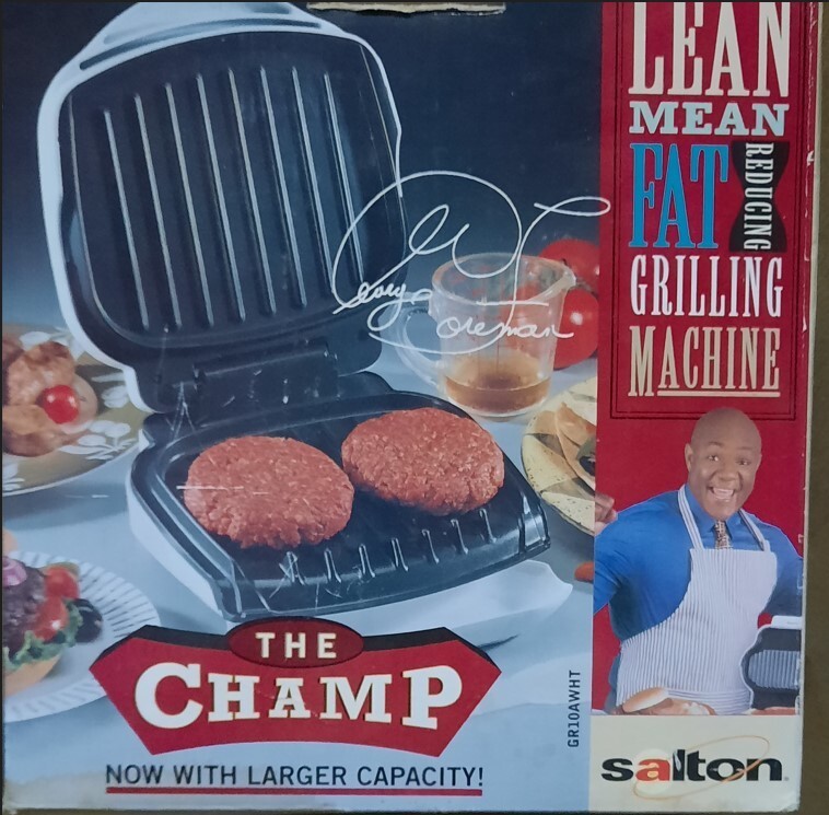 George Foreman Lean Mean Grilling Machine The Champ Indoor Grill