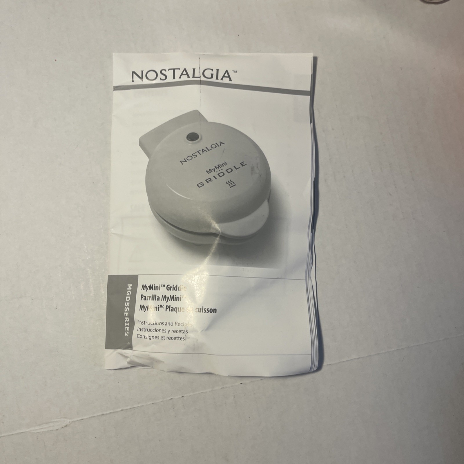 Nostalgia My Mini 5″ Non Stick Surface Griddle-Burgers Pancakes Cookies Eggs New