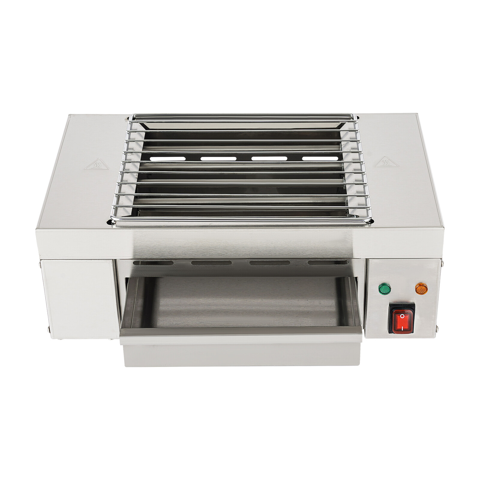 1500W 17″ Electric Countertop Griddle Flat Grill Stainless Steel BBQ Grill