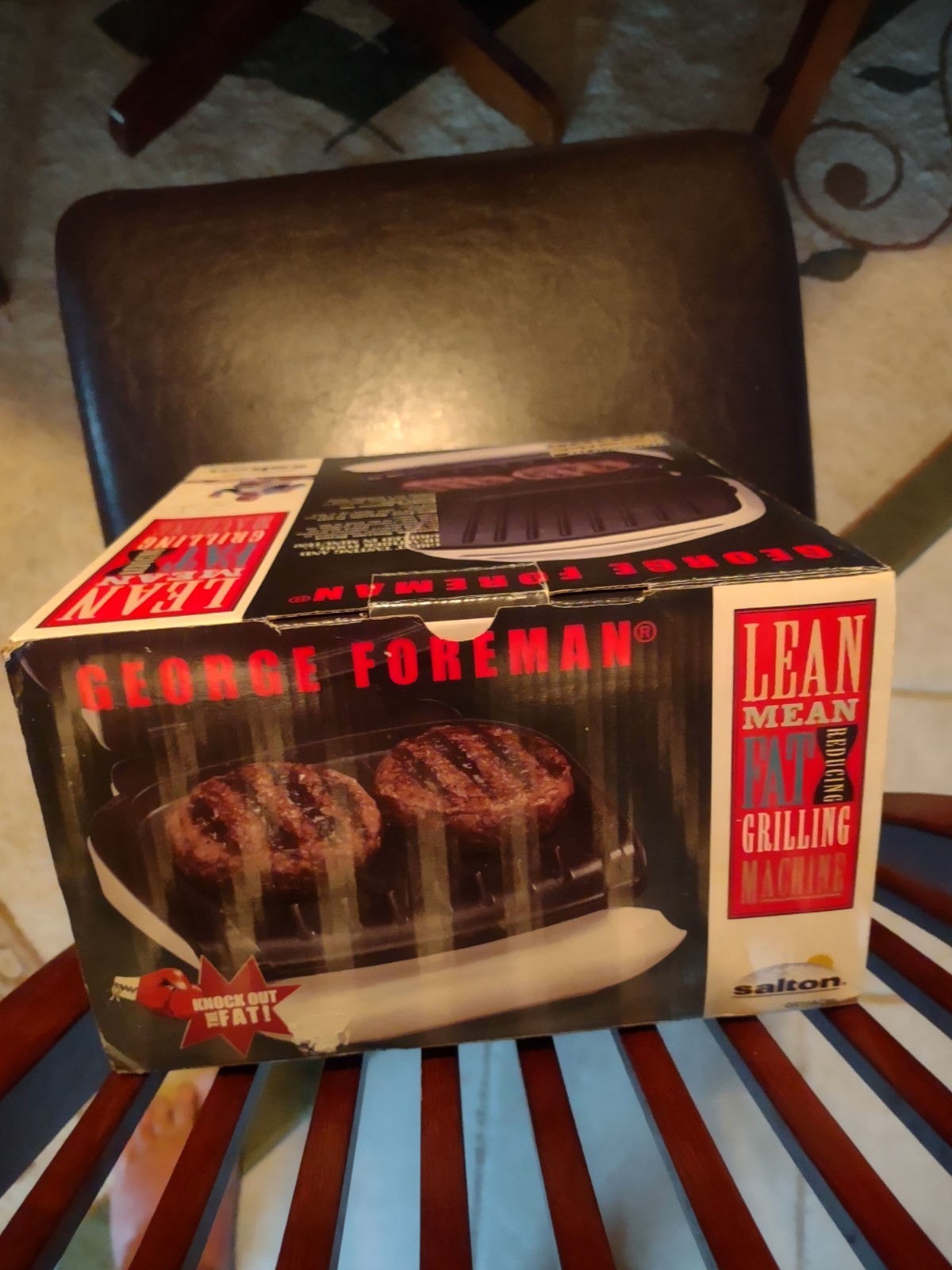 George Foreman Grill, Compact, Exclusively Casual Male Big & Tall (New Open Box)