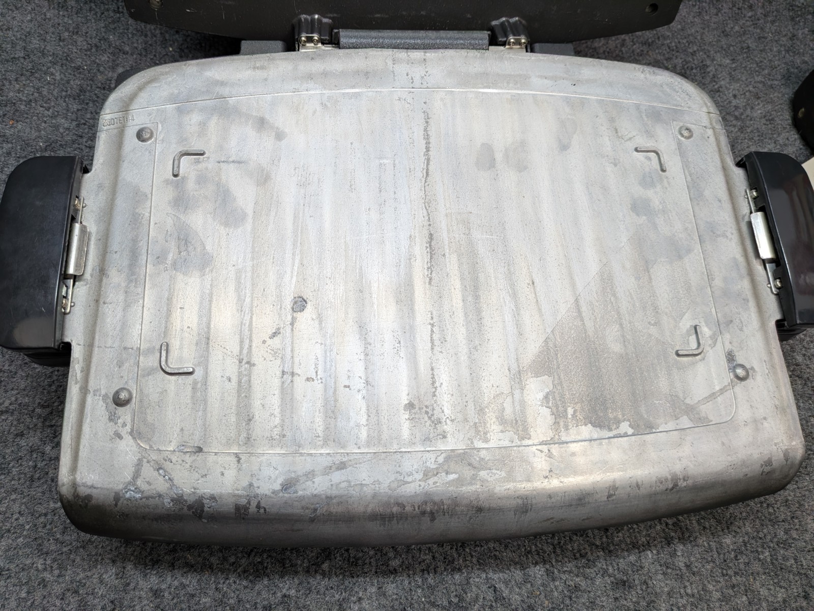 George Foreman GRP95R Red Electric Grill Removable Plates Digital Tested Works