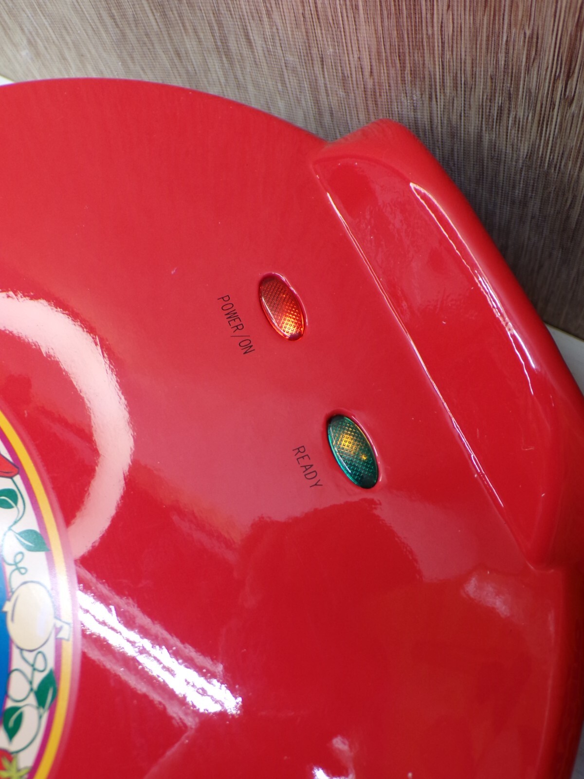 Santa Fe 12″ Countertop Quesadilla Maker QM2SFR Red Salton 2002 TESTED WORKING