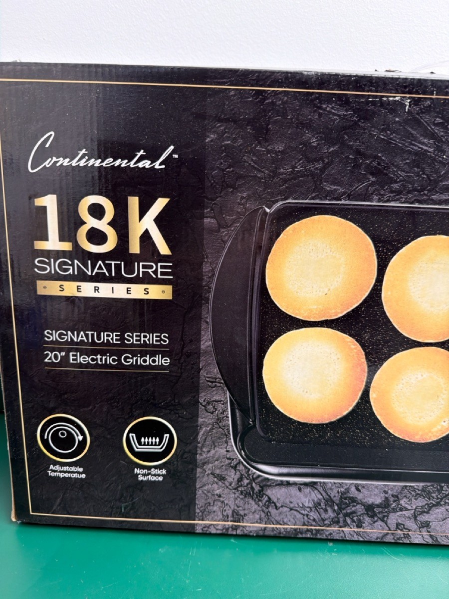 CONTINENTAL 18K SIGNATURE SERIES 20” ELECTRIC GRIDDLE (EZ5002326)