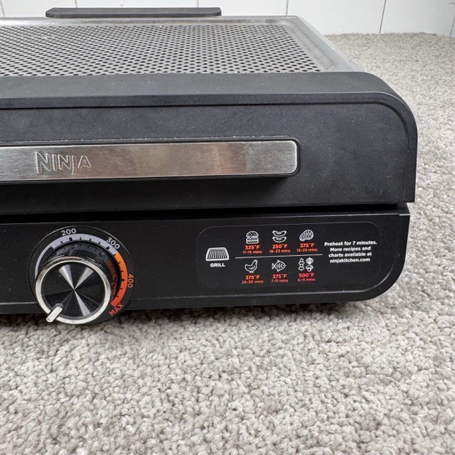 Ninja Sizzle Smokeless Indoor Grill 14″ Electric Griddle GR 15 Series GR 100