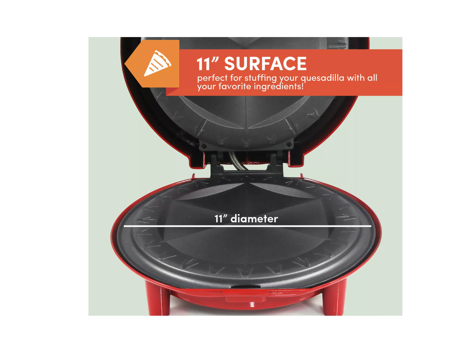 Elite Gourmet 11″ Quesadilla Maker