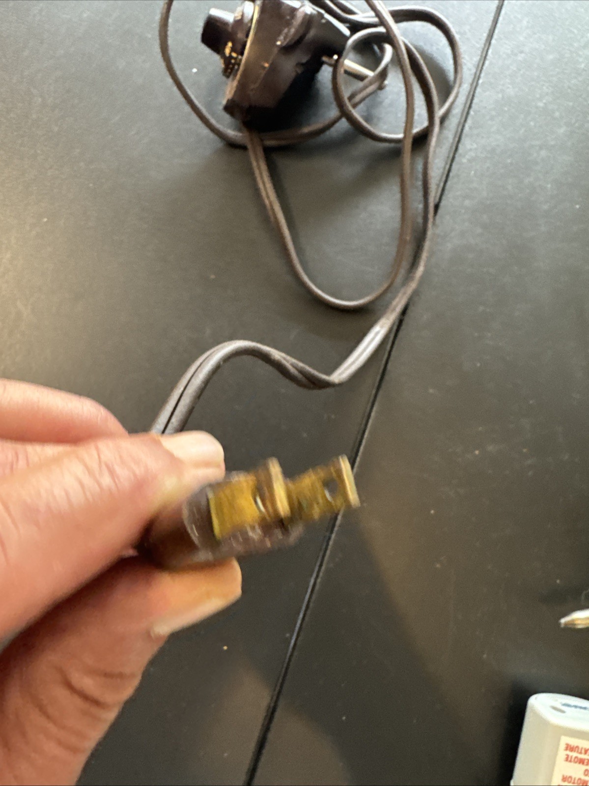 Vintage BPI Brown GE General Electric Heat Control Temperature Probe Power Cord
