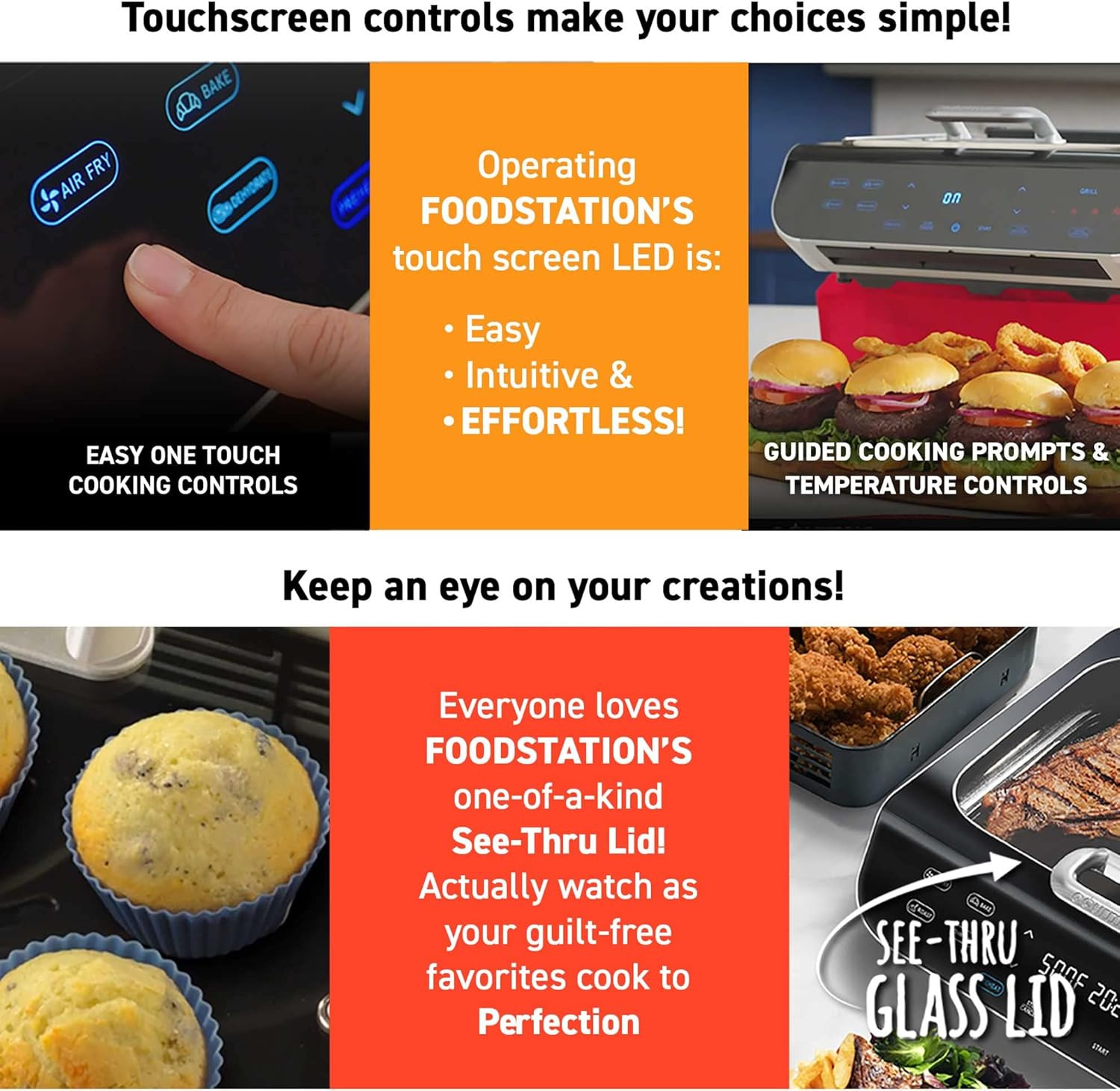 Smokeless Indoor Grill & Air Fryer Raclette Grill with Smoke Extracting Technolo