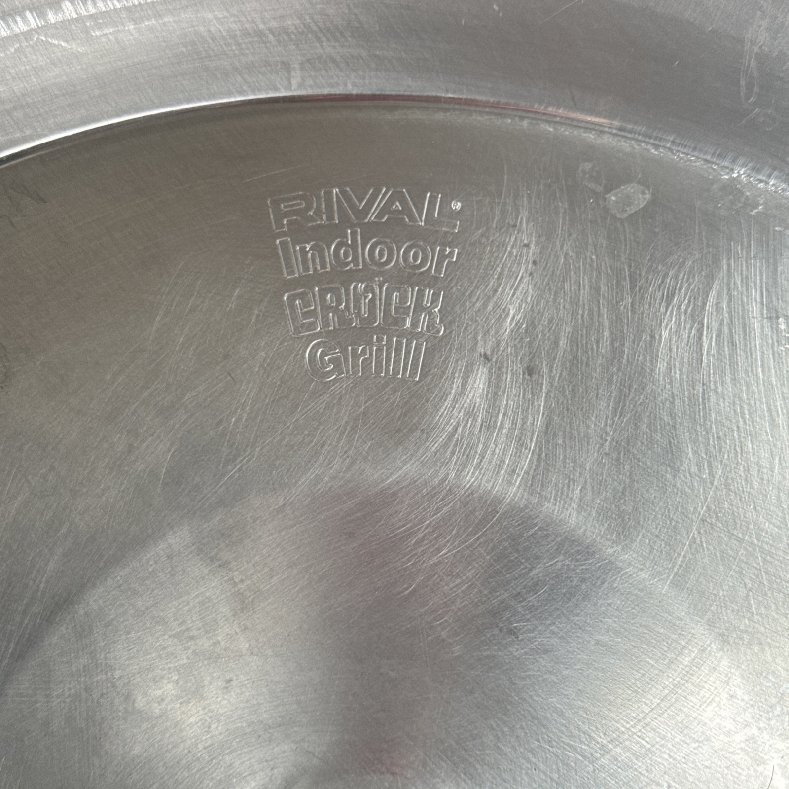 Vtg Rival Indoor Crock Grill Replacement Aluminum Drip Pan OEM 5730 5740 5750