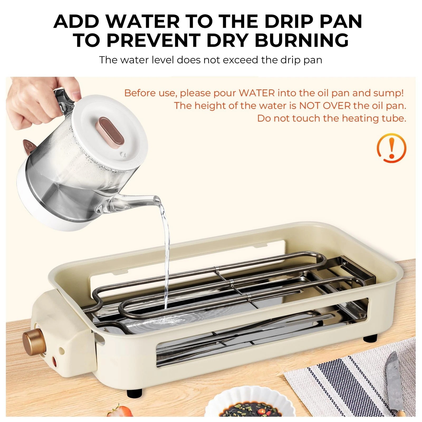 2 In 1 Smokeless Indoor Electric 1500W Broiler Grill | Nonstick Plate | DKS-321