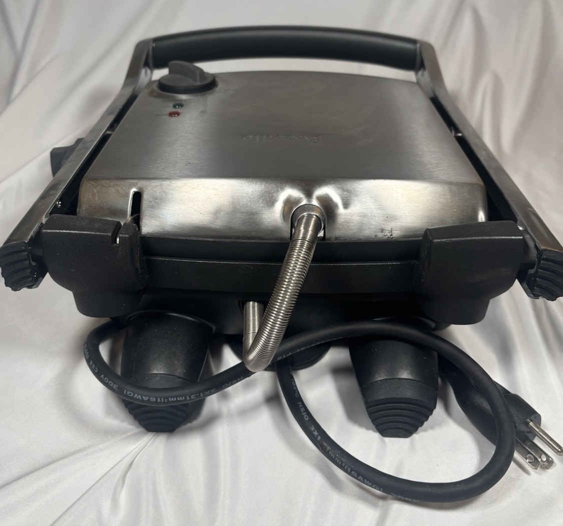 Breville Ikon Panini Grill Sandwich Press TG425XL Stainless Steel 1500W
