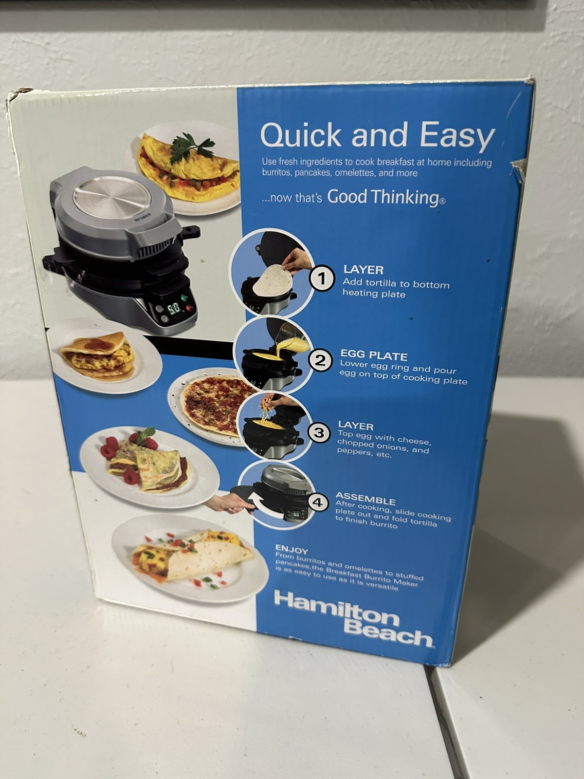 Hamilton Beach Breakfast Burrito Maker – #25495