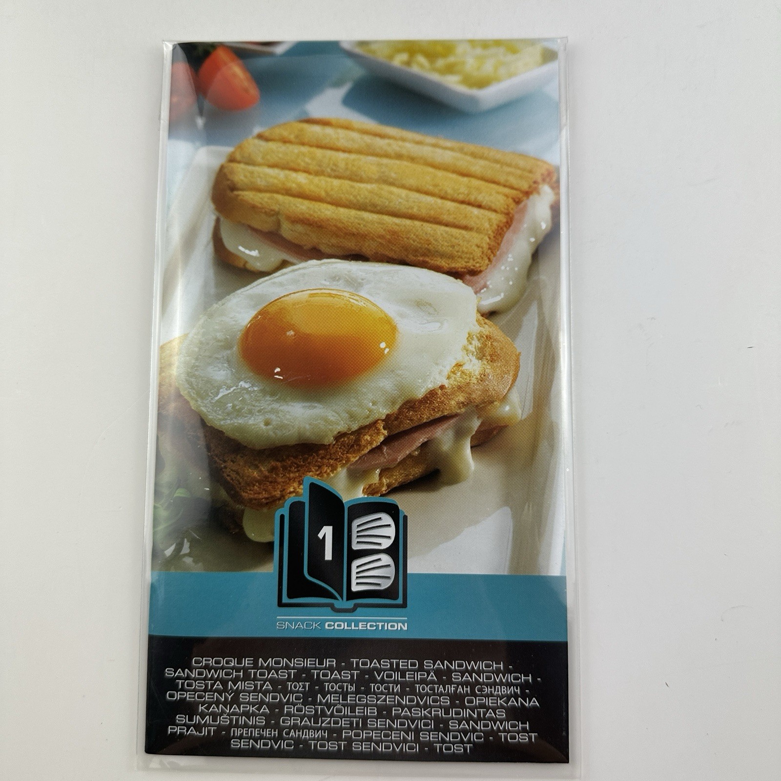 Tefal Plates Snack Collection Toasted Sandwich 2 Grill Plates New Open Box