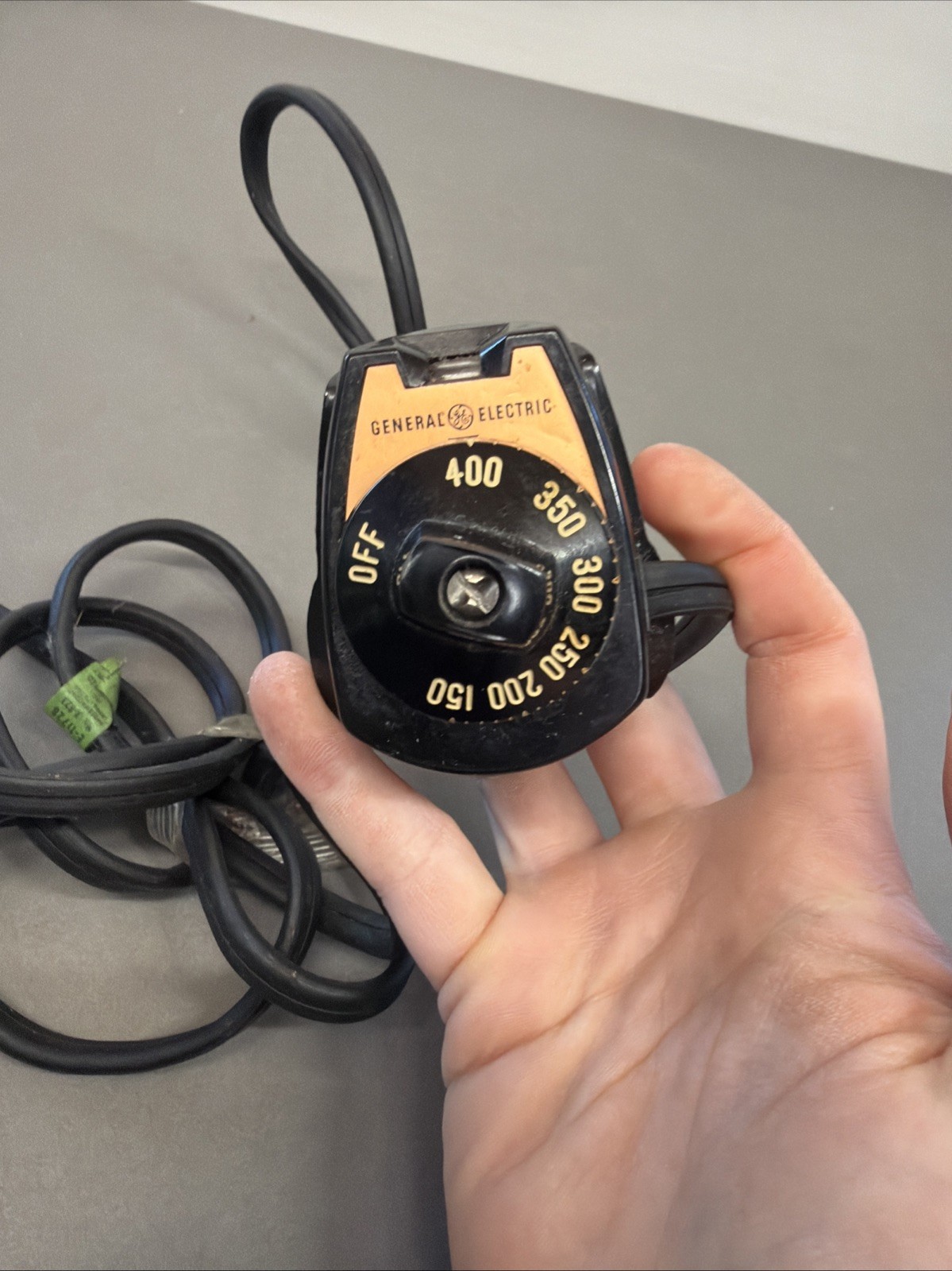 Vtg BPI Brown GE General Electric Heat Control Temperature Probe Power Cord B51